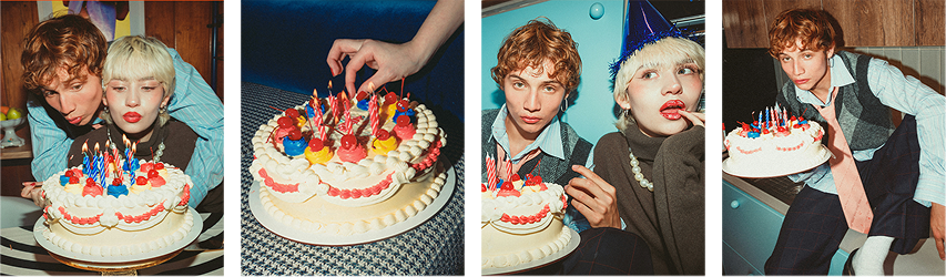 Friends Celebrating a Birthday